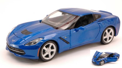 Immagine di CORVETTE STINGRAY 2014 BLUE 1:24