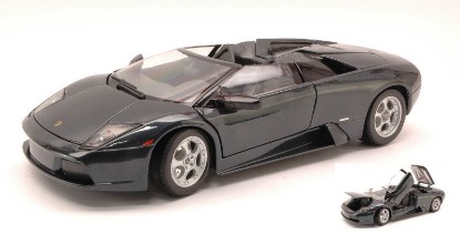 Immagine di LAMBORGHINI MURCIELAGO SPYDER 2002 METALLIC BLACK 1:18