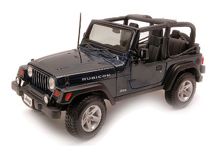 Immagine di JEEP WRANGLER RUBICON 1997 BLUE 1:18