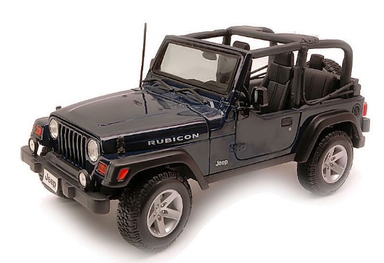 Immagine di JEEP WRANGLER RUBICON 1997 BLUE 1:18