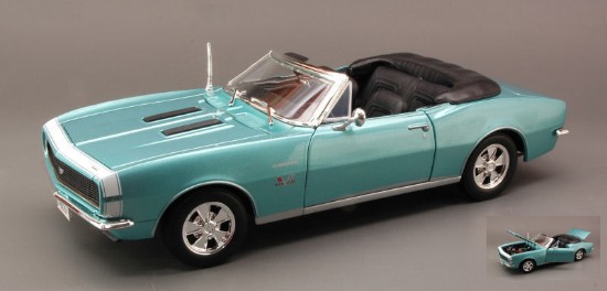 Immagine di CHEVROLET CAMARO SS 396 COUPE 1968 LIGHT GREEN MET.1:18
