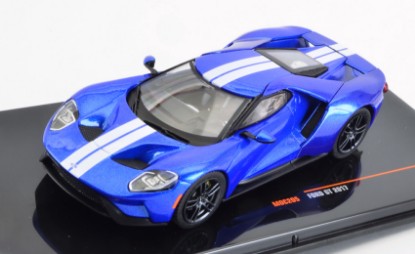 Immagine di FORD GT 2017 BLUE/SILVER 1:43
