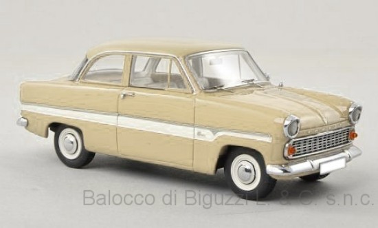 Immagine di FORD TAUNUS 12M LIMOUSINE 1959 BEIGE/WHITE 1:43