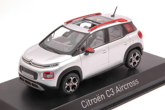Immagine di CITROEN C3 AIRCROSS 2017 COSMIC SILVER & ORANGE DECO 1:43