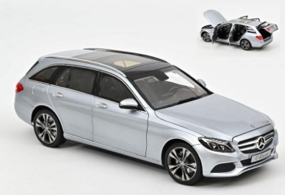 Immagine di MERCEDES C-CLASS T-MODEL 2014 SILVER 1:18
