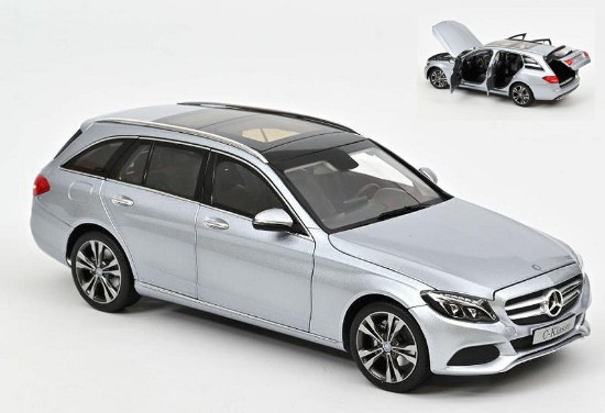 Immagine di MERCEDES C-CLASS T-MODEL 2014 SILVER 1:18