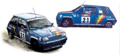 Immagine di RENAULT SUPERCINQ GT TURBO 1990 N.21 TOUR DE CORSE CIRINDINI-BALESI 1:18