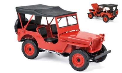 Immagine di JEEP 1942 RED 1:18