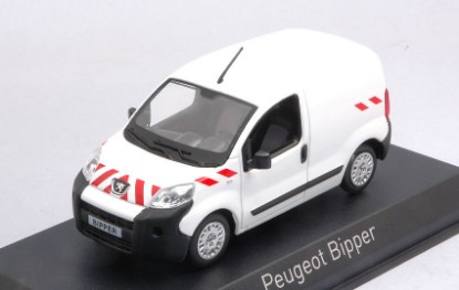 Immagine di PEUGEOT BIPPER 2009 WHITE W/RED STRIPPING 1:43