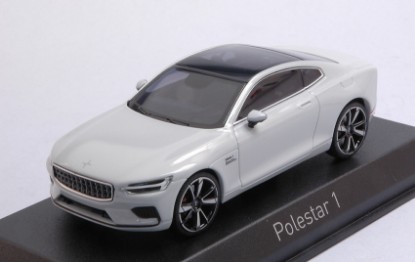 Immagine di POLESTAR 1 2020 MAGNESIUM SILVER & CHROME FRAME 1:43