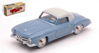 Immagine di MERCEDES 190 SL 1956 GRIS/BLEU & GRIS/CLAIR 1:43
