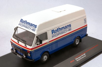 Immagine di VW LT WHITE-BLUE ROTHMANS-PORSCHE
RALLY ASSISTANCE W/ROOF RACK 1:43