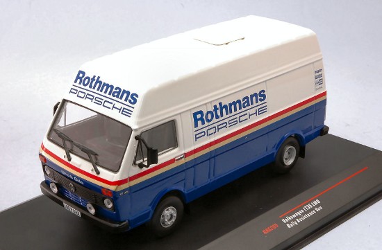 Immagine di VW LT WHITE-BLUE ROTHMANS-PORSCHE
RALLY ASSISTANCE W/ROOF RACK 1:43