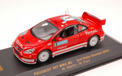 Immagine di PEUGEOT 307 WRC N.8 2nd SWEDEN 2005 MARTIN-PARK 1:43
