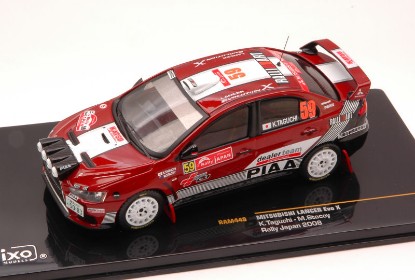 Immagine di MITSUBISHI LANCER EVO X N.59 RALLY JAPAN TAGUCHI-STACEY 1:43
