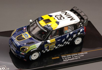 Immagine di MINI JOHN COOPER WORKS N.52 8th SWEDEN 2012 SANDELL-PARMANDER 1:43