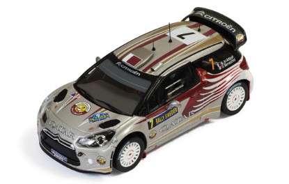 Immagine di CITROEN DS3 WRC N.7 21st SWEDEN 2012 ATTIYAH-BERNACCHINI 1:43