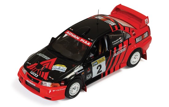 Immagine di MITSUBISHI LANCER EVO VI N.2 CAMBERRA 1999 HAYASHI-KATAOKA 1:43