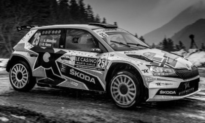 Immagine di SKODA FABIA RALLY 2 EVO N.25 RALLY MONTE CARLO 2021 MIKKELS.-FLOENE 1:43