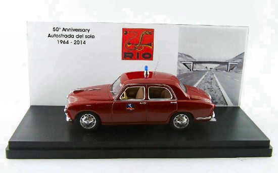 Immagine di ALFA ROMEO 1900 POLIZIA AUTOSTRADALE 50mo ANNIV.AUTOST.D.SOLE 1:43