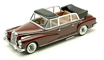 Immagine di MERCEDES 300 CABRIO OPEN 1960 BORDEAUX 1:43