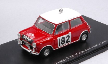 Immagine di MORRIS COOPER S N.182 4th MONTE CARLO RALLY 1964 T.MAKINEN-P.VANSON 1:43