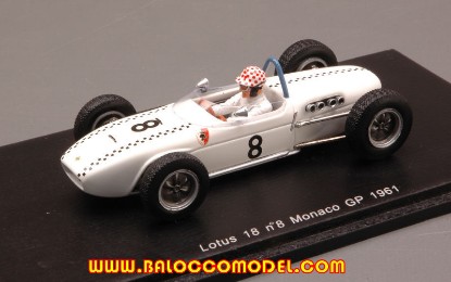 Immagine di LOTUS M.MAY 1961 N.8 MONACO GP 1:43