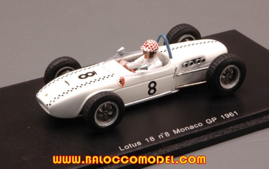 Immagine di LOTUS M.MAY 1961 N.8 MONACO GP 1:43