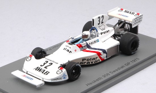 Immagine di HESKETH 308 TORSTEN PALM 1975 N.32 SWEDISH GP 1:43