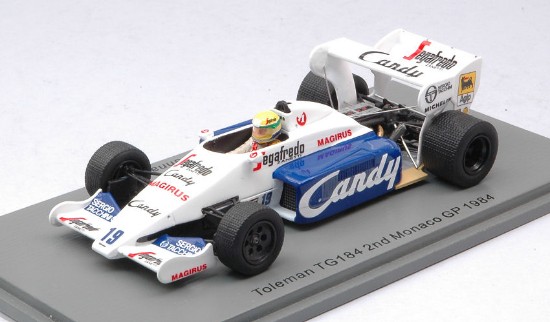 Immagine di TOLEMAN TG184 AYRTON SENNA 1984 N.19 2nd MONACO GP 1:43