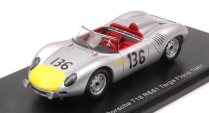 Immagine di PORSCHE 718 RS61 N.136 TARGA FLORIO 1961 S.MOSS-G.HILL 1:43