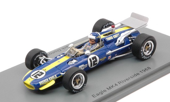 Immagine di EAGLE MK4 MARK DONOHUE 1968 N.12 RIVERSIDE 1:43
