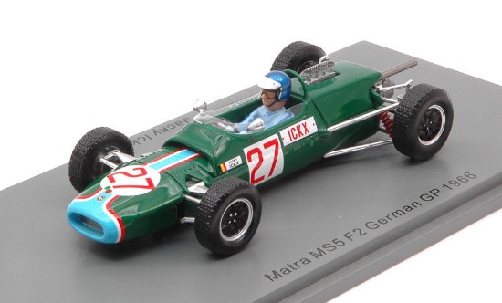 Immagine di MATRA MS5 JACKY ICKX 1966 N.27 F2 GERMAN GP 1:43