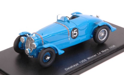 Immagine di DELAHAYE 135 CS N.15 WINNER LM 1938 E.CHABOUD-J.TREMOULET 1:43 REPROD.