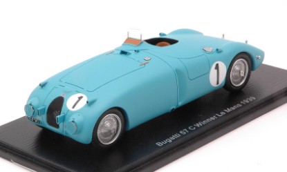 Immagine di BUGATTI 57 C N.1 WINNER LM 1939 J.P.WIMILLE-P.VEYRON 1:43 REPROD.