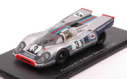 Immagine di PORSCHE 917 N.3 WINNER 12 H SEBRING 1971 V.ELFORD-G.LARROUSSE 1:43 REPRO