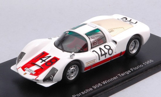 Immagine di PORSCHE 906 N.148 WINNER TARGA FLORIO 1966 W.MAIRESSE-H.MULLER 1:43