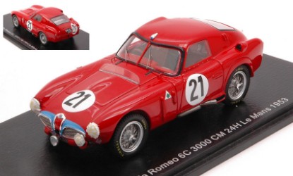Immagine di ALFA ROMEO 6C 3000 CM N.21 LM 1953 C.SANESI-P.CARINI 1:43