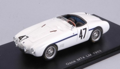 Immagine di OSCA MT4 N.47 DNF LM 1953 P.HILL-F.WACKER JR.1:43