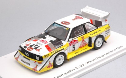 Immagine di AUDI QUATTRO S1 E2 N.5 WINNER RALLY SANREMO 1985 ROHRL-GEISTDORFER 1:43
