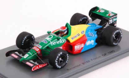 Immagine di BENETTON B188 E.PIRRO 1989 N.20 9th FRENCH GP 1:43