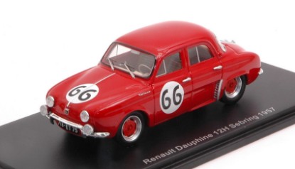 Immagine di RENAULT DAUPHINE N.66 37th 12 H SEBRING 1957 P.FRERE-J.LUCAS 1:43