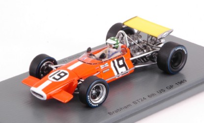Immagine di BRABHAM BT24 SILVIO MOSER 1969 N.19 6th US GP 1:43