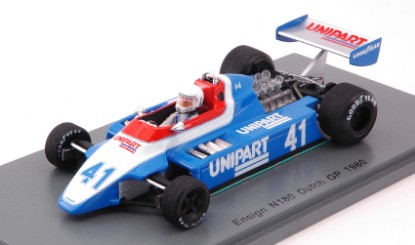 Immagine di ENSIGN N180 GEOFF LEES 1980 N.41 DNF DUTCH GP 1:43