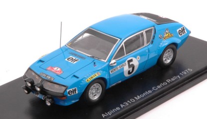 Immagine di ALPINE A310 N.5 MONTE CARLO 1975 JEAN LUC THERIER-MICHEL VIAL 1:43