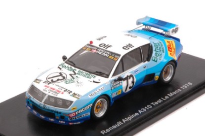 Immagine di RENAULT ALPINE A310 N.73 TEST LE MANS 1978 D.MORIN-G.D.SAINT PIERRE 1:43