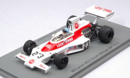 Immagine di MC LAREN M23 DAVE CHARLTON 1974 N.23 SOUTH AFRICAN GP 1:43