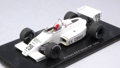 Immagine di ARROWS A6 MARC SURER 1983 N.29 FRENCH GP 1:43