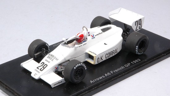 Immagine di ARROWS A6 MARC SURER 1983 N.29 FRENCH GP 1:43