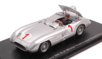 Immagine di MERCEDES 300 SLR N.1 WINNER KRISTIANSTAD GRAND PRIX 1955 J.M.FANGIO 1:43